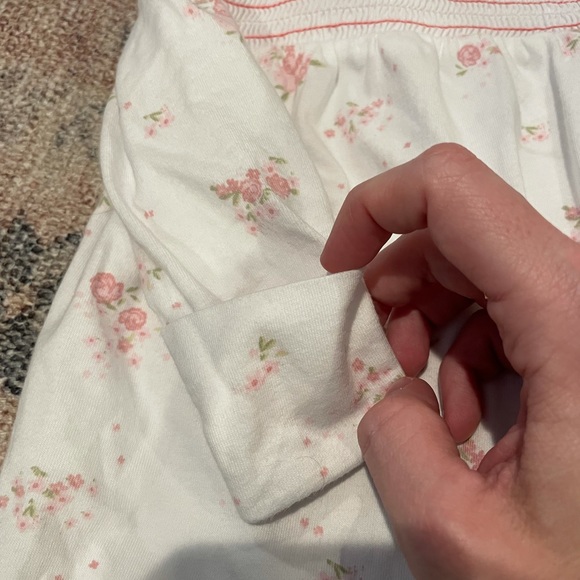 The White Company Peter Pan Collared 3-6 month Onesie - Picture 3 of 5